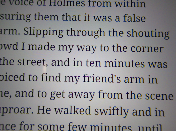 Crisp text in the Oppo N1.